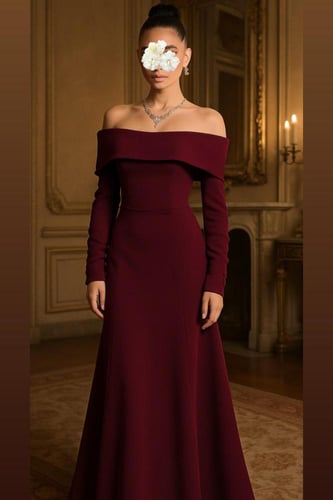 فستان ملاك احمر