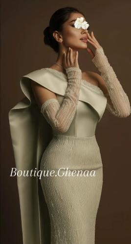 فستان هادية سهره تيفاني & اخضر