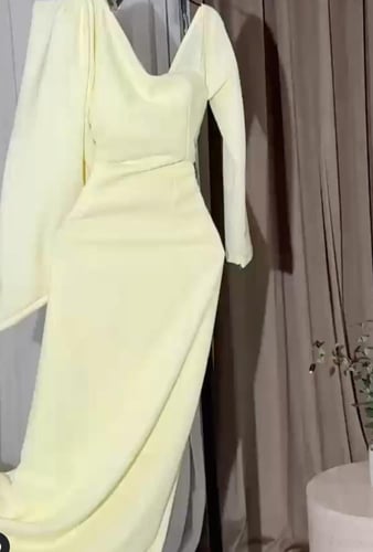 فستان رندا العيد اصفر