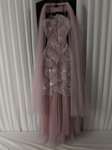 فستان سهره وردي