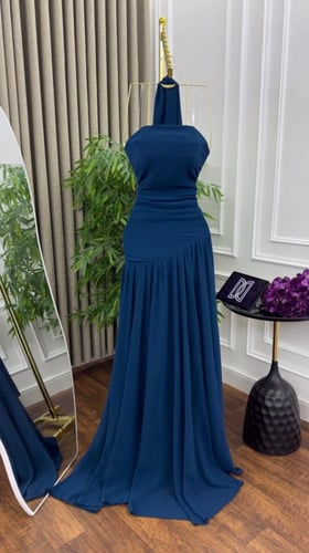 فستان سهره ازرق