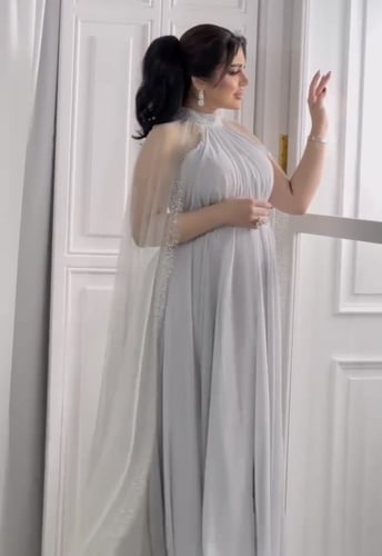 فستان حمل طويل