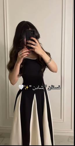 فستان شادن العيد اسود