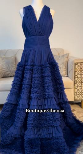 فستان يارا سهره ازرق