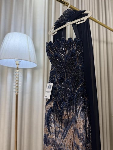 فستان سهره كحلي