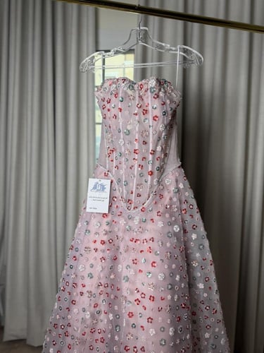 فستان سهره وردي