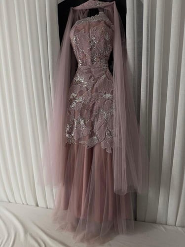 فستان سهره وردي