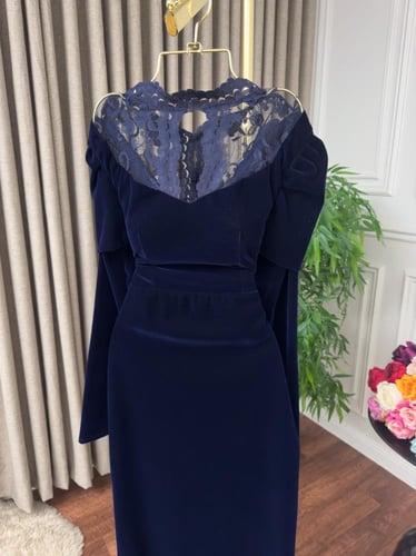 فستان سهره كحلي