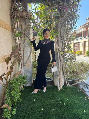 فستان سهره كحلي