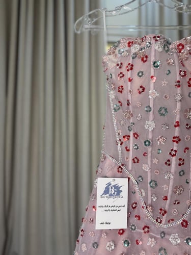 فستان سهره وردي