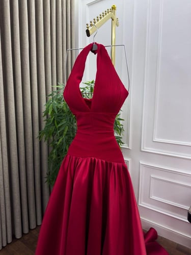فستان سهره احمر