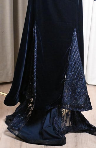 فستان سهره كحلي