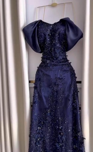 فستان سهره اخضر تيفاني