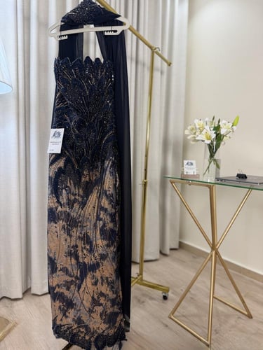 فستان سهره كحلي