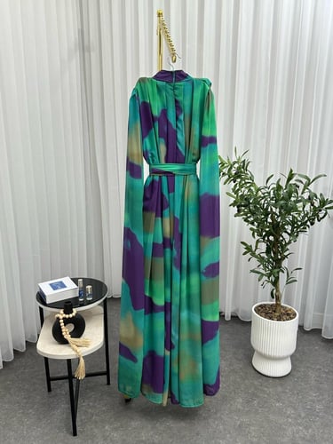 فستان سهره اخضر