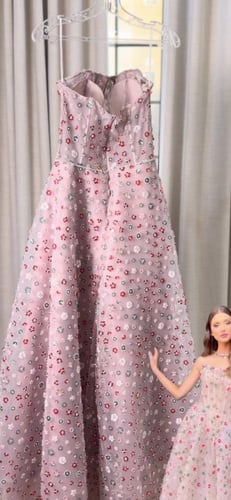 فستان سهره وردي