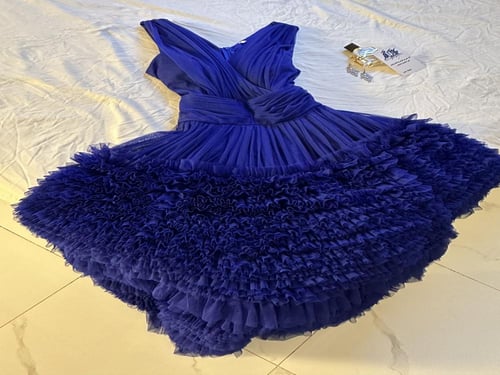 فستان يارا سهره ازرق