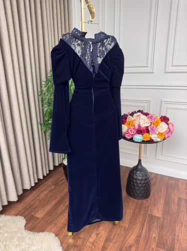 فستان سهره كحلي