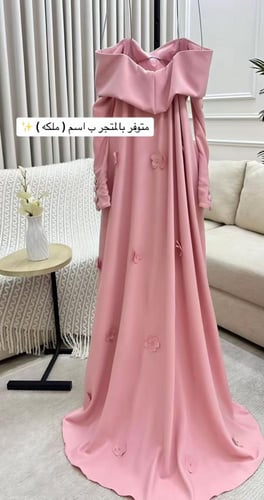 فستان ملكه وردي