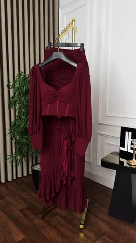 طقم قطعتين بثلاث الوان