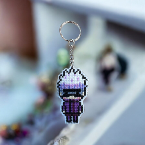 ميدالية شخصية غوجو ساتورو من انمي جوجوتسو كايسن