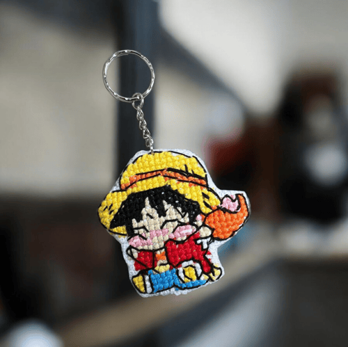 ميدالية شخصية لوفي من انمي ون بيس