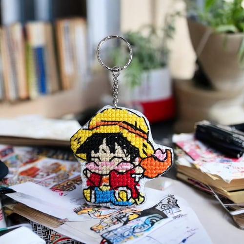 ميدالية شخصية لوفي من انمي ون بيس