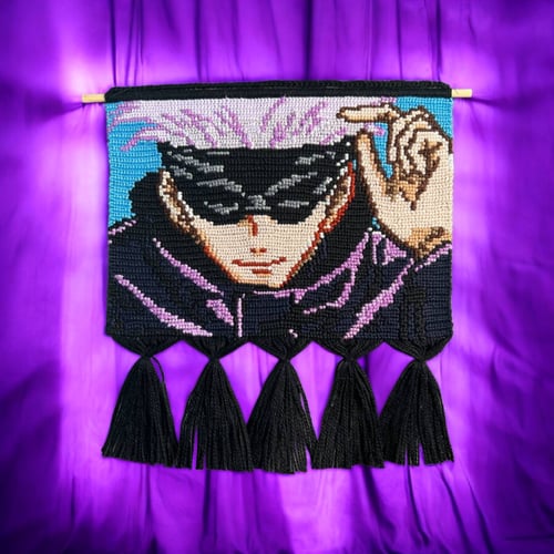 شخصية غوجو ساتورو من انمي جوجوتسو كايسن