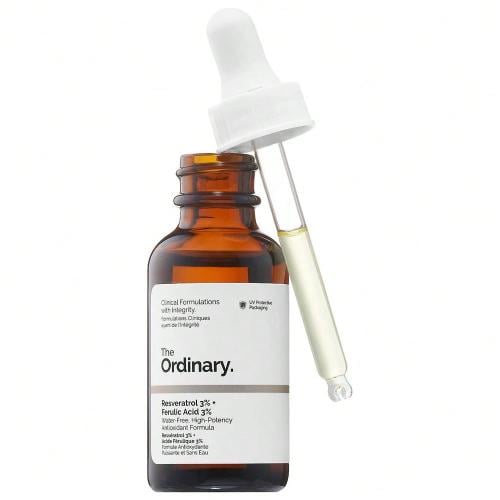 The Ordinary سيروم مضاد للأكسدة للشيخوخة 30 مل، ريسفيراترول 3% + حمض الفيرولك 3% من العادي