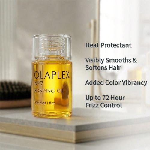 Olaplex زيت أولابليكس رقم 7 ، لمعان عالي | حماية من الحرارة ، يغذي ويُنعم الشعر بشكل ملحوظ ، يعزز حيوية اللون ، يحكم الشعر المجعد...
