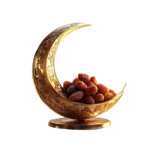 حامل تمر وديكور رمضان بشكل هلال – متعدد الاستخداما...