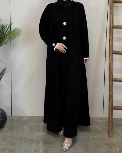 Crepe board abaya