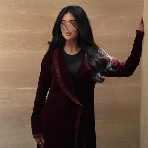 مخمل ب كلفة شيفون مكسر 1383