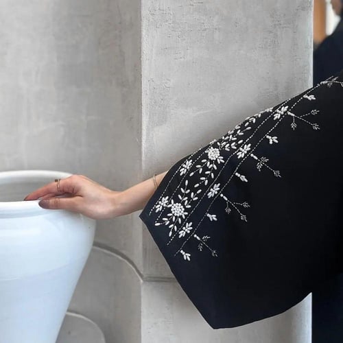 عبايه انترنت ب شك اكمام 1100