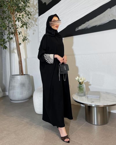 عبايه كريب ايليت قصه كلوش 1043