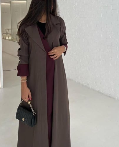 عبايه كريب قصه كلوش 1064