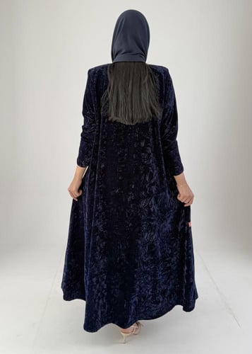 عبايه مخمل وتفته 1364