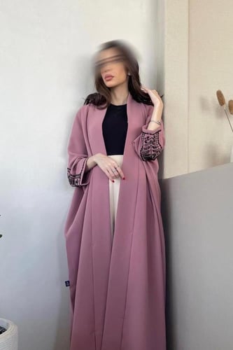 كريب وردي ب شك اسود 1210