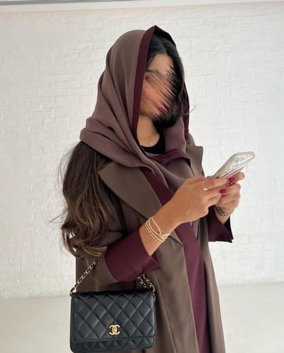 عبايه كريب قصه كلوش 1064