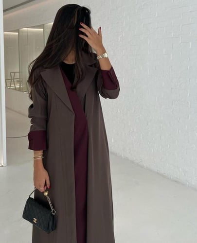 عبايه كريب قصه كلوش 1064