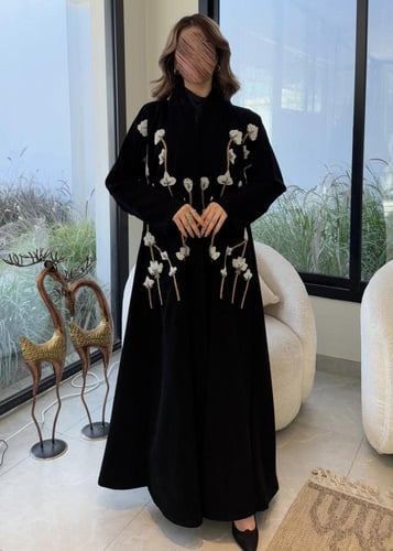 كريب عباية ايليت بشك فاخر 1093