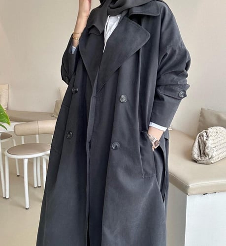 عبايه كريب حرير 1096