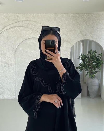 عبايه كريب ايليت 1109