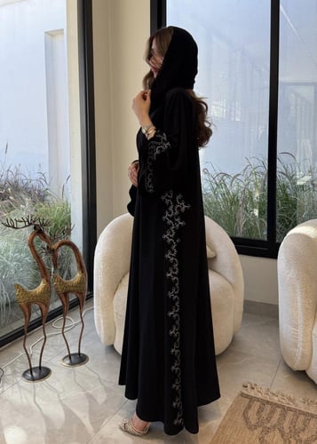 كريب كوري فاخر بتطريز وشك 1089