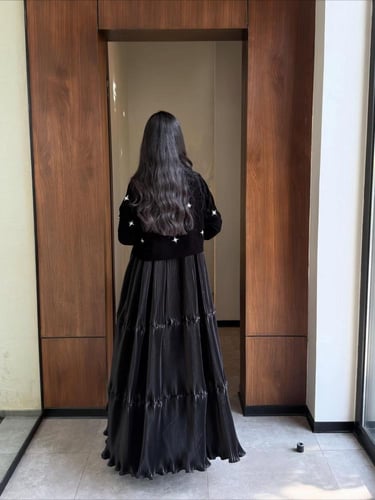 عبايه شتويه ب كسرات 1362