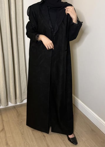 عبايه رسميه بدانتيل 1438