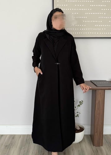 عبايه كريب مبطن 1377