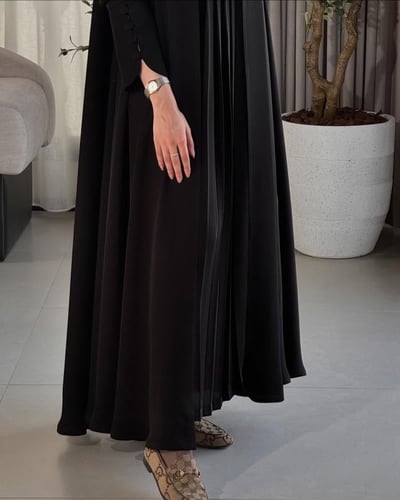 عبايه دبل كلوش انترنت 1140