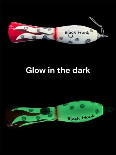 black hook poper 20g to 60g red and white