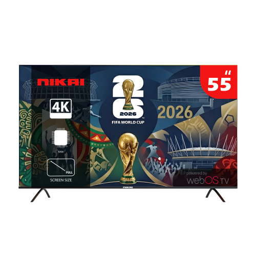 شاشة نيكاي 55 بوصة 4K سمارت WebOS TV